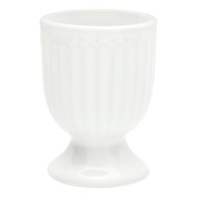 GreenGate Stoneware Eierdop / Egg Cup Alice White GreenGate Stoneware Eierdop / Egg Cup Alice White