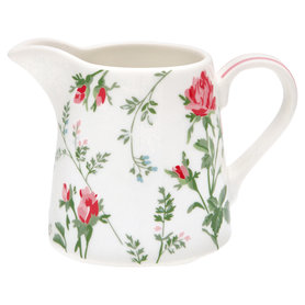 GreenGate Melkkan / Creamer Constance White H:8cm GreenGate Melkkan / Creamer Constance White H:8cm