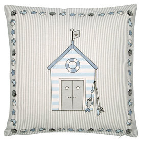 GreenGate Sierkussen / Cushion Ellison Pale Blue pieceprinted 40x40cm GreenGate Sierkussen / Cushion Ellison Pale Blue pieceprinted 40x40cm