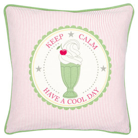 GreenGate Sierkussen / Cushion Isa Pale Pink pieceprinted 40x40cm GreenGate Sierkussen / Cushion Isa Pale Pink pieceprinted 40x40cm