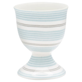 GreenGate Eierdop / Egg cup Tova Pale Blue H:6,5cm GreenGate Eierdop / Egg cup Tova Pale Blue H:6,5cm
