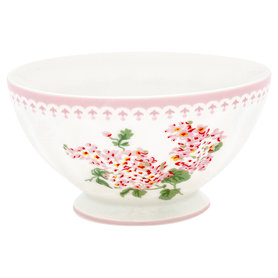 GreenGate Cereal Schaaltje / French bowl xlarge Luna White D:13,5cm GreenGate Cereal Schaaltje / French bowl xlarge Luna White D:13,5cm