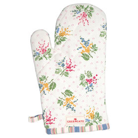 GreenGate Ovenhandschoen / Grill glove Mira White GreenGate Ovenhandschoen / Grill glove Mira White