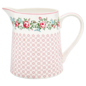 GreenGate Melkkan / Jug Gabby White 0,5L