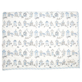 GreenGate Baby Speelkleed / Kids bed cover Ellison Pale Blue 120x120cm GreenGate Baby Speelkleed / Kids bed cover Ellison Pale Blue 120x120cm