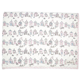 GreenGate Baby Speelkleed / Kids bed cover Ellison Pale Pink 120x120cm GreenGate Baby Speelkleed / Kids bed cover Ellison Pale Pink 120x120cm