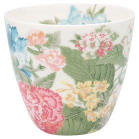 GreenGate Mokje / Latte cup Adele White H: 9cm GreenGate Mokje / Latte cup Adele White H: 9cm