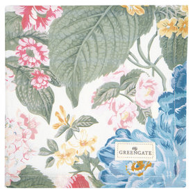 GreenGate Servet / Napkin Adele White 40x40cm GreenGate Servet / Napkin Adele White 40x40cm