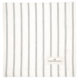 GreenGate Servet / Napkin Kajsa White 40x40cm GreenGate Servet / Napkin Kajsa White 40x40cm