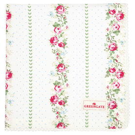 GreenGate Servet / Napkin Gabby White 40x40cm GreenGate Servet / Napkin Gabby White 40x40cm