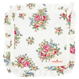 GreenGate Pannenlap / Pot holder Franka White set/2 GreenGate Pannenlap / Pot holder Franka White set/2