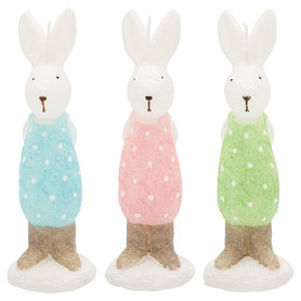 GreenGate Paashaas Kaars / Candle Rabbit set/3 H:15,5cm GreenGate Paashaas Kaars / Candle Rabbit set/3 H:15,5cm