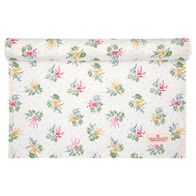 GreenGate Tafelloper / Table runner Mira White 45x140cm GreenGate Tafelloper / Table runner Mira White 45x140cm