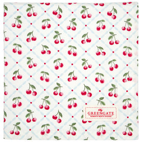 GreenGate Tafelkleed / Tablecloth Cherie white 100x100cm GreenGate Tafelkleed / Tablecloth Cherie white 100x100cm