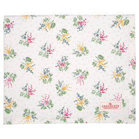 GreenGate Tafelkleed / Tablecloth Mira White 145x250cm GreenGate Tafelkleed / Tablecloth Mira White 145x250cm