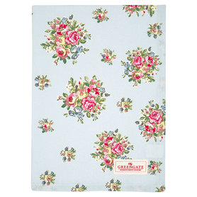 GreenGate Theedoek / Tea towel Franka Pale Blue 50x70cm