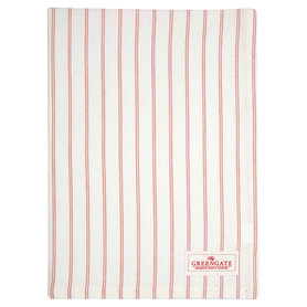 GreenGate Theedoek / Tea towel Kajsa Coral 50x70cm GreenGate Theedoek / Tea towel Kajsa Coral 50x70cm