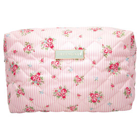 GreenGate Toilettas / Wash bag Abigail stripe pale pink large GreenGate Toilettas / Wash bag Abigail stripe pale pink large