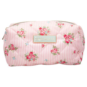 GreenGate Toilettas / Wash bag Abigail Stripe Pale Pink small GreenGate Toilettas / Wash bag Abigail Stripe Pale Pink small