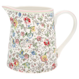GreenGate Melkkan / Jug Vivianne White 0,5L GreenGate Melkkan / Jug Vivianne White 0,5L