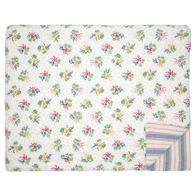 GreenGate Quilt / Bed cover Mira White 140x220cm GreenGate Quilt / Bed cover Mira White 140x220cm