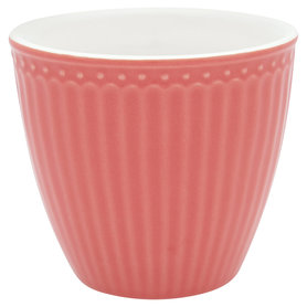 GreenGate Mokje / Latte Cup Alice Coral H:9cm GreenGate Mokje / Latte Cup Alice Coral H:9cm