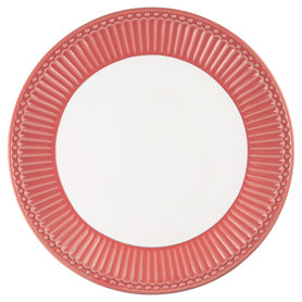 GreenGate Ontbijtbord / Plate Alice Coral D:23cm