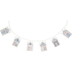 GreenGate Kinderkamer decoratie guirlande / Flag garlande Ellison pale pink GreenGate Kinderkamer decoratie guirlande / Flag garlande Ellison pale pink