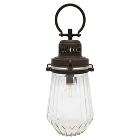 GreenGate Metalen Buitenlamp / Metal Lamp Stripe clear w/handle H:33cm GreenGate Metalen Buitenlamp / Metal Lamp Stripe clear w/handle H:33cm