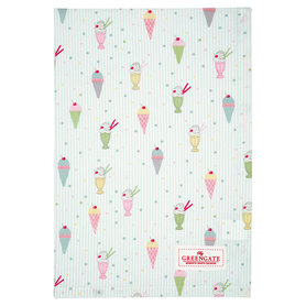 GreenGate Theedoek / Tea towel Isa Pale Blue 50x70cm GreenGate Theedoek / Tea towel Isa Pale Blue 50x70cm