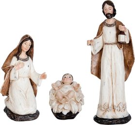 Clayre&Eef  | Kerstgroep Heilige Familie | 31 cm| Poly Resin Clayre&Eef  | Kerstgroep Heilige Familie | 31 cm| Poly Resin