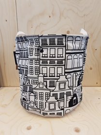 Waszak Wit met Zwarte Huisjes Housevitamin