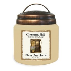 CHESTNUT HILL Candles Geurkaars met 2 lonten BLESS OUR HOME 450g  CHESTNUT HILL Candles Geurkaars met 2 lonten BLESS OUR HOME 450g