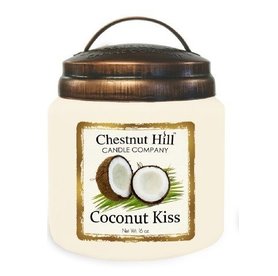 CHESTNUT HILL Candles Geurkaars met 2 lonten COCONUT KISS  450g  CHESTNUT HILL Candles Geurkaars met 2 lonten COCONUT KISS  450g
