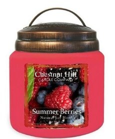 CHESTNUT HILL Candles Geurkaars met 2 lonten SUMMER BERRIES 450g  CHESTNUT HILL Candles Geurkaars met 2 lonten SUMMER BERRIES 450g