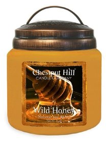 CHESTNUT HILL Candles Geurkaars met 2 lonten WILD HONEY 450g  CHESTNUT HILL Candles Geurkaars met 2 lonten WILD HONEY 450g