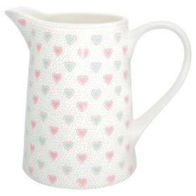 GreenGate Melkkan / Jug Penny White 1L  GreenGate Melkkan / Jug Penny White 1L