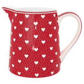 GreenGate Milchkanne / Jug Penny Red 0,5L