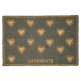 GreenGate Deurmat / Doormat Penny Grey 40x60cm GreenGate Deurmat / Doormat Penny Grey 40x60cm
