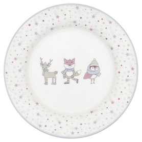 GreenGate Kinder Bord / Kids Plate Forrest Lavender D:20,5cm GreenGate Kinder Bord / Kids Plate Forrest Lavender D:20,5cm