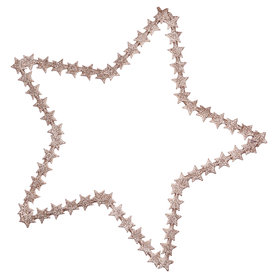 GreenGate Kerst Metalen Ster Hanger Glitter L  GreenGate Kerst Metalen Ster Hanger Glitter L