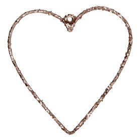 GreenGate Kerst Metalen Hart Hanger Champagne S GreenGate Kerst Metalen Hart Hanger Champagne S