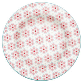 GreenGate Gebaksbord / Small Plate Leah Pale Pink D:15cm GreenGate Gebaksbord / Small Plate Leah Pale Pink D:15cm