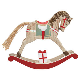 GreenGate Decoratie Paard Rocking Horse Red Large H:18,5cm GreenGate Decoratie Paard Rocking Horse Red Large H:18,5cm