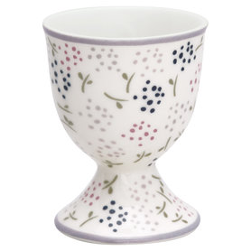 GreenGate Eierdop / Egg cup Ginny White H:6,5cm GreenGate Eierdop / Egg cup Ginny White H:6,5cm
