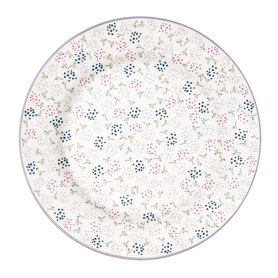 GreenGate Plate Ginny White D:20,5cm