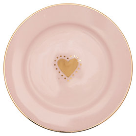 GreenGate Gebaksbord / Small Plate Penny Gold D:15cm GreenGate Gebaksbord / Small Plate Penny Gold D:15cm