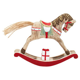 GreenGate Decoratie Paard Rocking Horse Red Small H:11cm GreenGate Decoratie Paard Rocking Horse Red Small H:11cm