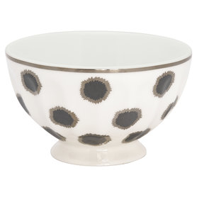 GreenGate Cereal Schaaltje / French bowl medium Savannah White D:10cm GreenGate Cereal Schaaltje / French bowl medium Savannah White D:10cm