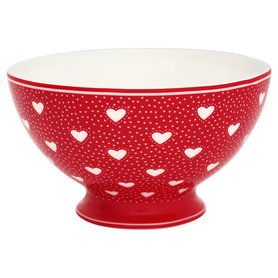 GreenGate Soepkom / Soup bowl Penny Red D:15cm GreenGate Soepkom / Soup bowl Penny Red D:15cm